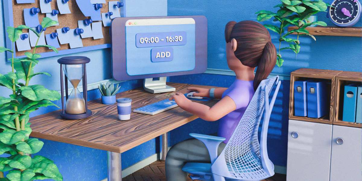 8-Stunden-Tag Illustration