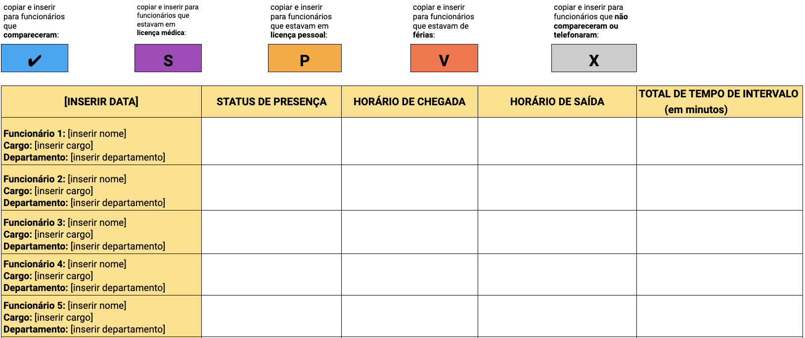 assiduidade diária